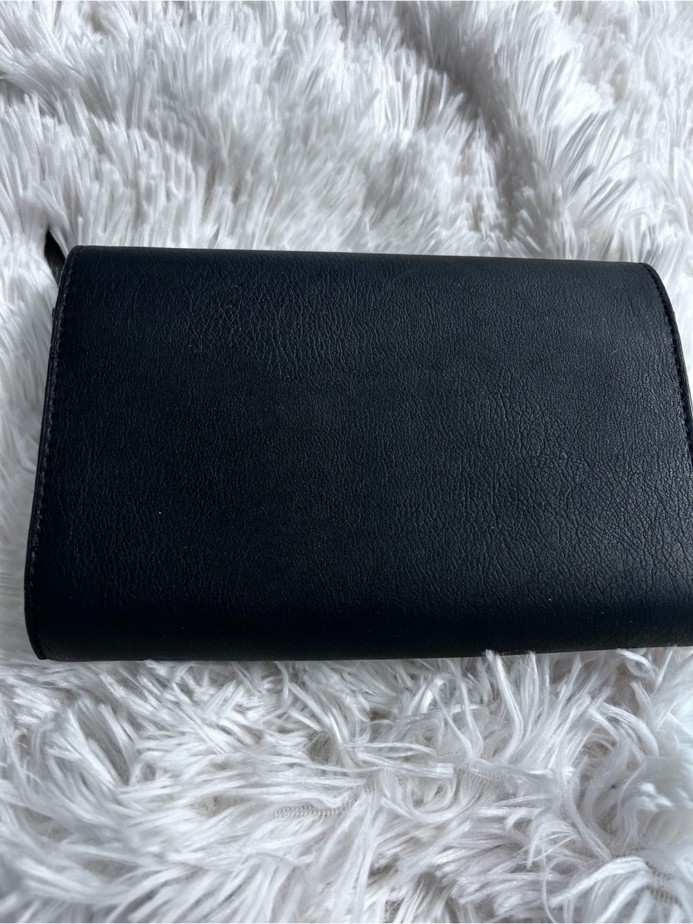 Vera Wang Black Women's Leather Wallet‎ Clutch - Compact Everyday Organizer - Picture 3 of 10